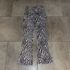 BROWN ZEBRA PANTS